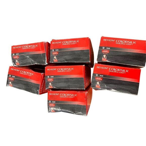 7 Revlon Colorsilk Beautiful Color Permanent Hair # 10 Black salon - Picture 2 of 2